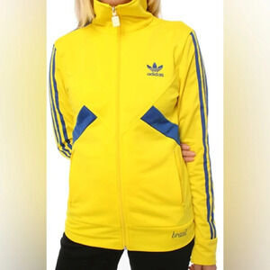 Adidas Brazil Track full zip jacket Sz 38/ M